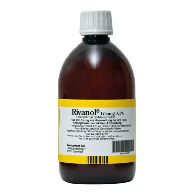 RIVANOL Soluzione 0,1%, 500 ml RIVANOL Soluzione 0,1%, 500 ml