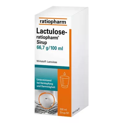 LACTULOSE-sciroppo ratiopharm, 200 ml LACTULOSE-sciroppo ratiopharm, 200 ml