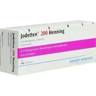 JODETTEN 200 compresse Henning, 100 pz