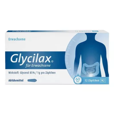 GLYCILAX Supposte per adulti, 12 pz