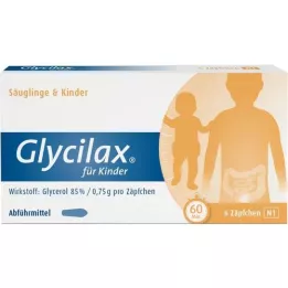 GLYCILAX Supposte per bambini, 6 pz
