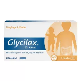 GLYCILAX Supposte per bambini, 6 pz