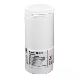 KREON 25.000 tappi rigidi con pellet rivestiti di enterina, 200 pezzi