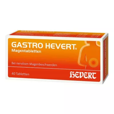 GASTRO-HEVERT Compresse per lo stomaco, 40 pezzi