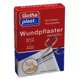 GOTHAPLAST Gesso ferito sensibile 6 cm x 0,5 m tagliato, 1 pz