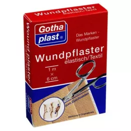 GOTHAPLAST Gesso per ferite.taglio elastico.6 cmx1 m, 1 pz
