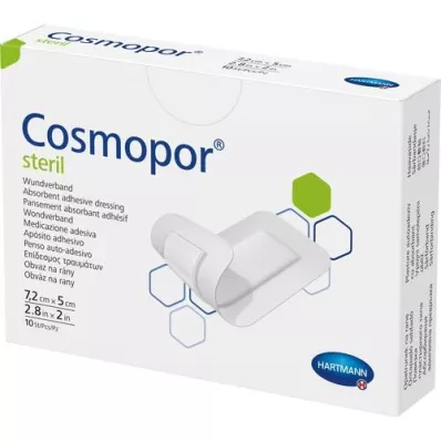 COSMOPOR medicazione sterile per ferite 5x7,2 cm, 10 pz