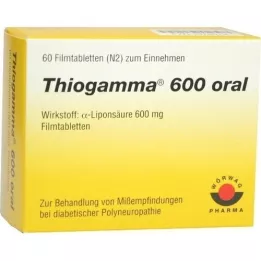 THIOGAMMA 600 compresse orali rivestite con film, 60 pezzi