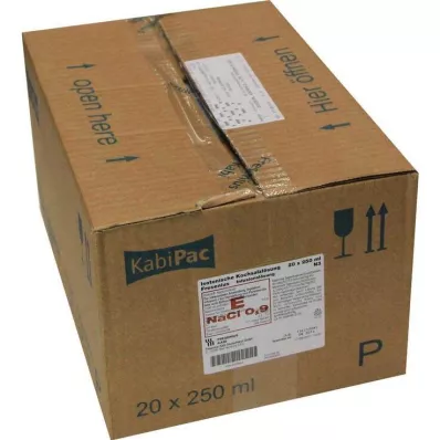 Soluzione salina per infusione plastica allo 0,9%, 20X250 ml Soluzione salina per infusione plastica allo 0,9%, 20X250 ml
