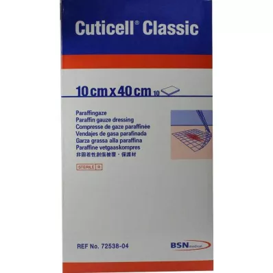 Garza per ferite Cuticell Classic 10x40 cm, 10 pz