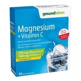 GESUND LEBEN Magnesio+Vitamina C Compresse effervescenti, 3X10 pz