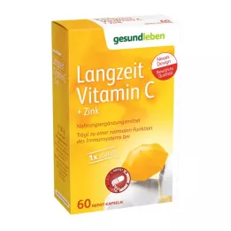 GESUND LEBEN Capsule di vitamina C+zinco a lungo termine, 60 pz