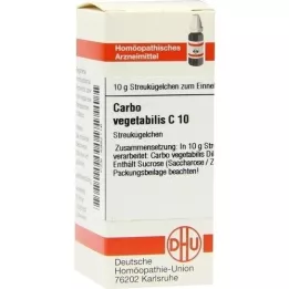 CARBO VEGETABILIS C 10 globuli, 10 g