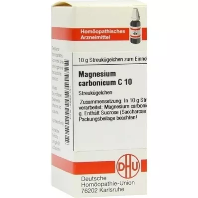 MAGNESIUM CARBONICUM C 10 globuli, 10 g