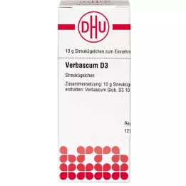 VERBASCUM D 3 globuli, 10 g