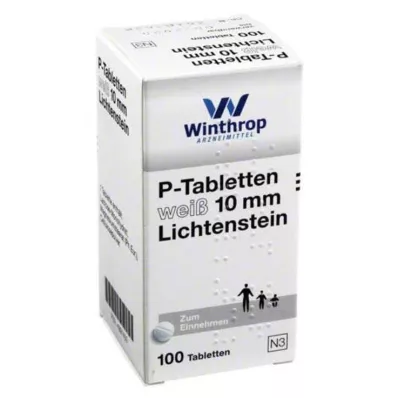 P TABLETTEN bianco 10 mm, 100 pz P TABLETTEN bianco 10 mm, 100 pz
