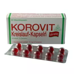 KOROVIT Capsule di circolazione, 20 pezzi