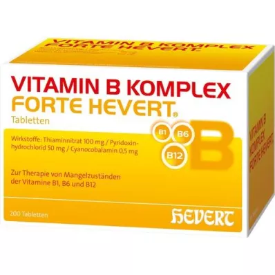 VITAMIN B KOMPLEX forte compresse Hevert, 200 pz