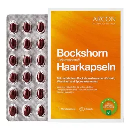 BOCKSHORN+capsule micronutrienti per capelli Tisane plus, 60 pz