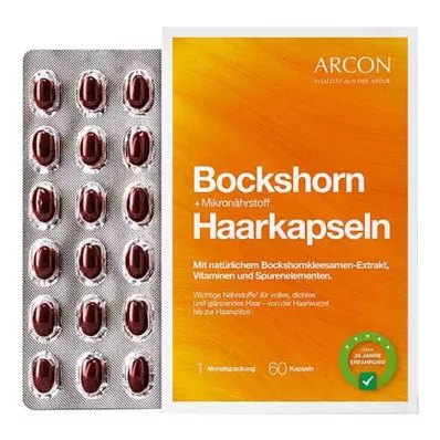 BOCKSHORN+capsule micronutrienti per capelli Tisane plus, 60 pz