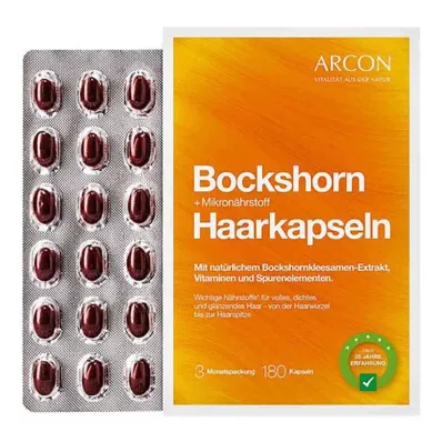 BOCKSHORN+Capsule per capelli micronutrienti Tisane plus, 180 pz
