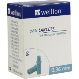 WELLION Lancette 28 G, 50 pz