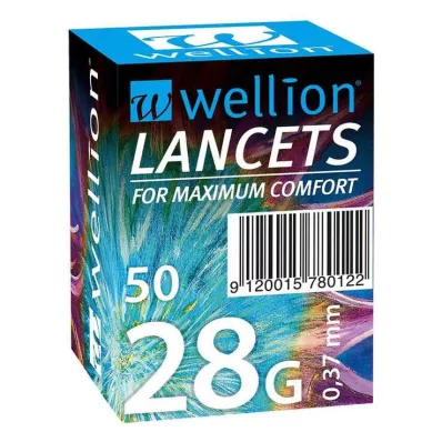 WELLION Lancette 28 G, 50 pz