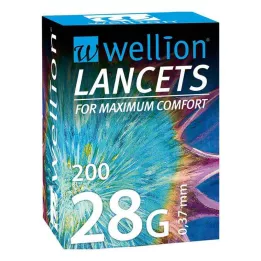 WELLION Lancette 28 G, 200 pz