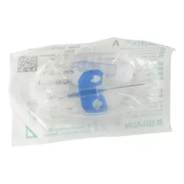 VENOFIX A Asta per venipuntura 23 G 0,65 mm blu, 1 pz