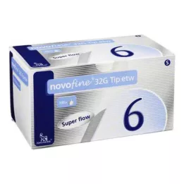 NOVOFINE Cannule da 6 mm 32 G Tip sth, 100 pz