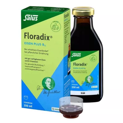FLORADIX Tonico vegano ferro più B12, 250 ml FLORADIX Tonico vegano ferro più B12, 250 ml