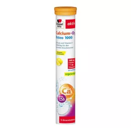 DOPPELHERZ Calcio+D3 Osteo 1.000 compresse effervescenti, 15 pz