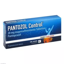PANTOZOL Control 20 mg compresse rivestite con enterici, 7 pz