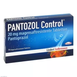 PANTOZOL Control 20 mg compresse rivestite con enterici, 14 pz