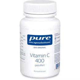PURE ENCAPSULATIONS Vitamina C 400 capsule tamponate, 90 pz