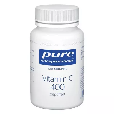 PURE ENCAPSULATIONS Vitamina C 400 capsule tamponate, 90 pz