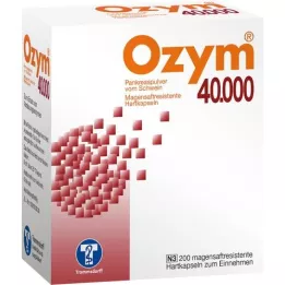 OZYM 40.000 capsule rigide con rivestimento enterico, 200 pezzi