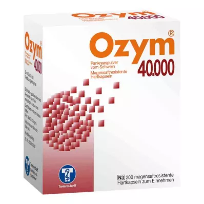 OZYM 40.000 capsule rigide con rivestimento enterico, 200 pezzi