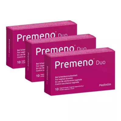 PREMENO Duo vagula vaginale, 3 x 10 pz PREMENO Duo vagula vaginale, 3 x 10 pz