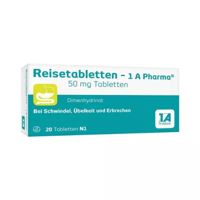 REISETABLETTEN-1A Pharma, 20 pc