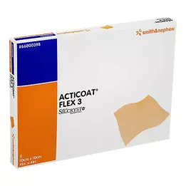 ACTICOAT Medicazione Flex 3 10x10 cm, 5 pz