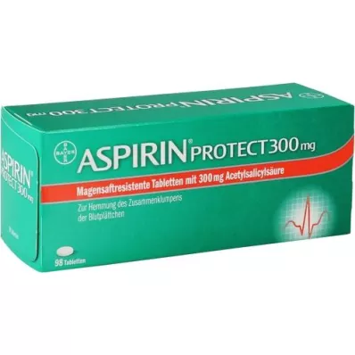 ASPIRIN Protect 300 mg compresse rivestite con enterici, 98 pz