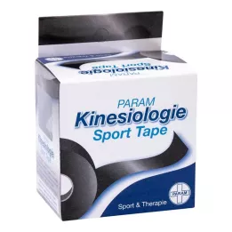 KINESIOLOGIE Nastro sportivo 5 cmx5 m nero, 1 pz