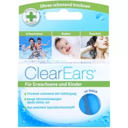 CLEAREARS Tappi per le orecchie per la rimozione dellacqua, 10 pezzi