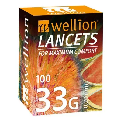 WELLION Lancette 33 G, 100 pz