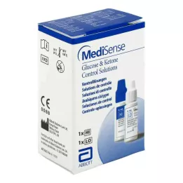 MEDISENSE Soluzione di contrasto glucosio + chetoni H/L, 2 fl