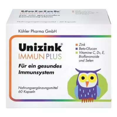 UNIZINK Immune Plus Capsule, 1 X 60 Capsule UNIZINK Immune Plus Capsule, 1 X 60 Capsule
