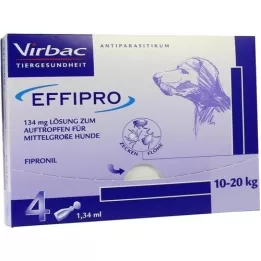 EFFIPRO 134 mg Pip.soluzione per flebo.per cani di media taglia, 4 pz