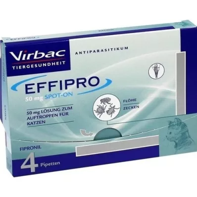 EFFIPRO 50 mg soluzione per gatti, 4 pz