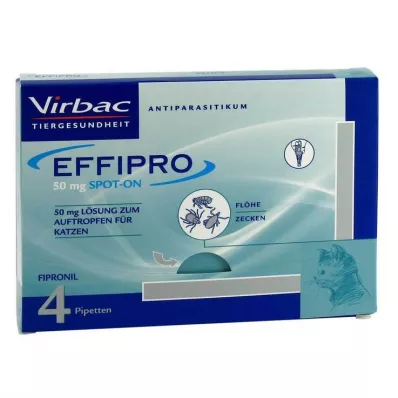 EFFIPRO 50 mg soluzione per gatti, 4 pz EFFIPRO 50 mg soluzione per gatti, 4 pz